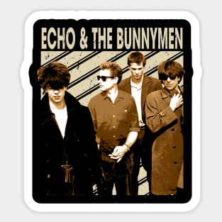 Echo And The Bunnymen Stage Magic And Sonic Dreams Sticker